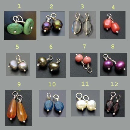Extra Bead Drop Pair for Hoops