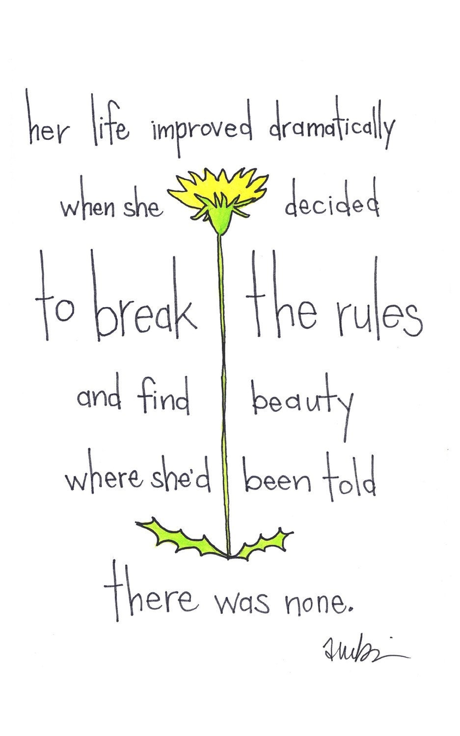 find beauty 8x10 print