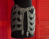 Custom Made Stainless Steel Chainmaille Hip Wrap by metalandthread