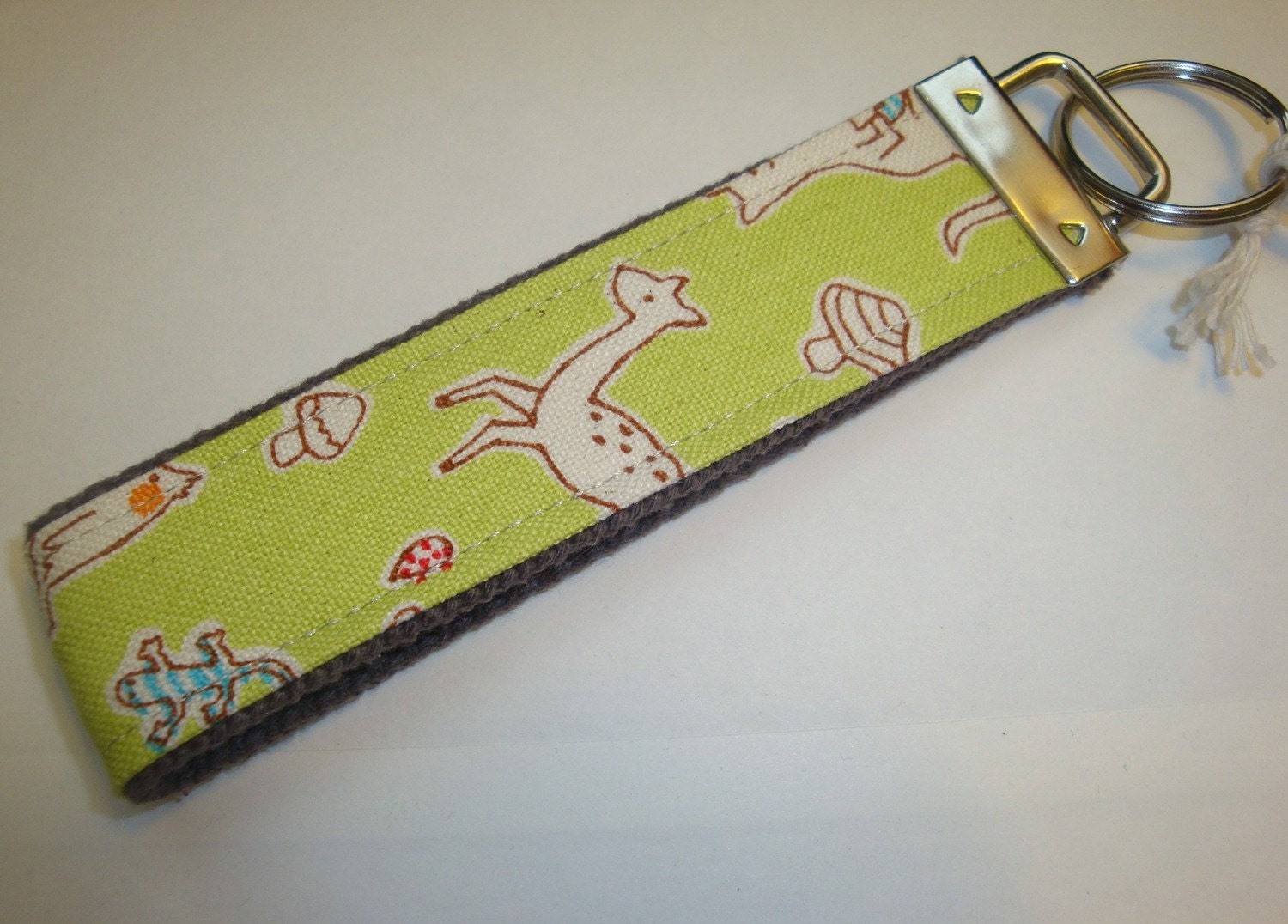 Drawing Animals Wristlet Keychain