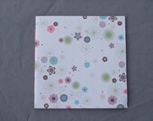 Square Phamplet Journal - Flowers