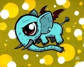 Evil Elefly  Print
