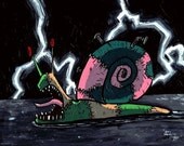 Frankensnail Giclee Print