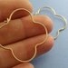golden gothic hoops