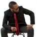 Boudoir Lace necktie. Screen printed tie, black print. Choose standard, narrow or skinny size.