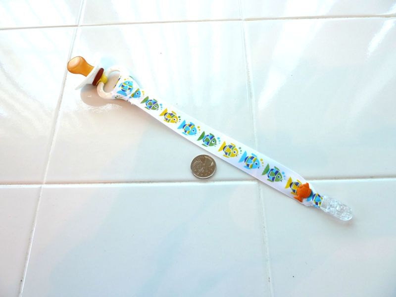 Pacifier Clip  Handmade Under 5 Dollars