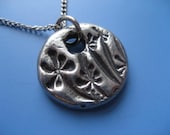 Handcast Pewter Chicory Charm