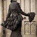 Gothic Bustle Steampunk Jacket Victorian Corset  HAUNTER Of The DARK Bustle Jacket by Lovechild Boudoir