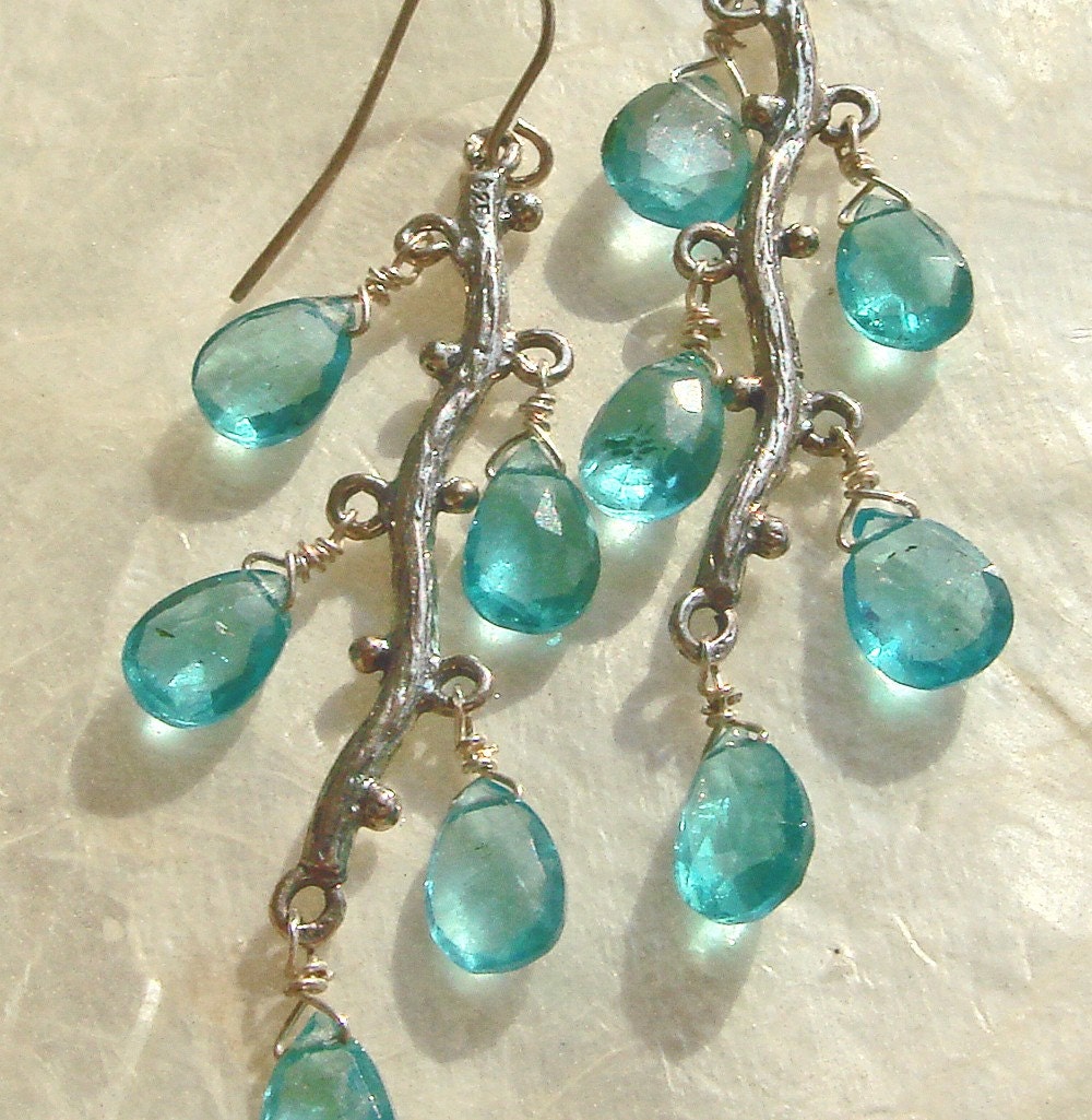 water branch earrings