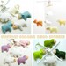 Musical Baby Mobile COUNTING SHEEP Custom Colors - Hanging Baby Mobile for Modern Nursery, Crib, Playroom decor