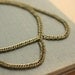 Peter Pan Collar Necklace in Antique Brass Chain for spring fashion