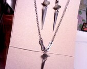 Flying Saucer earring and necklace set
