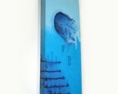 Abstract Russian Winter acrylic painting