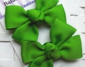 Boutique Apple Hair Bow Pair