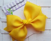 Boutique Yellow Hair Bow