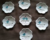Bridesmaid Gifts Ring Dishes Set of 8 Personalized