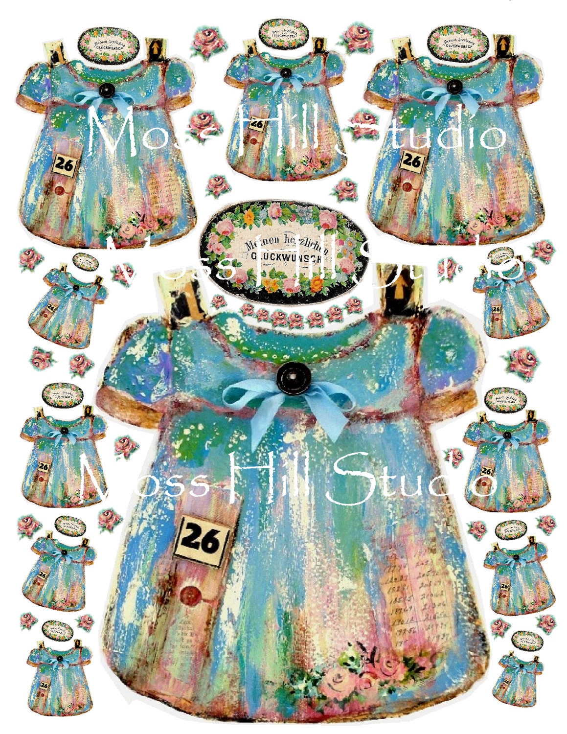 DIGITAL Download Paper Doll Dress DD1400