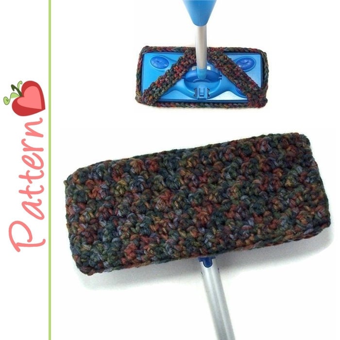 Eco Mop or Sweeper Cover Replacement Crochet PDF Pattern, Swiffer Type