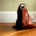 13in Wedge tote - Distressed Brown