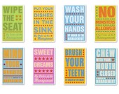 By Order of The Management SERIES 3 - Set of 8 Sign Illustrations