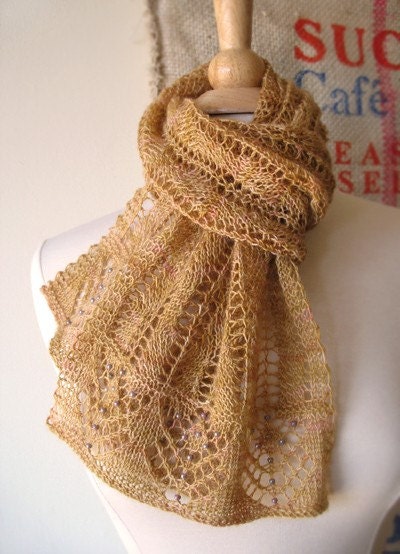 Restless Lace Scarf Knitting Pattern