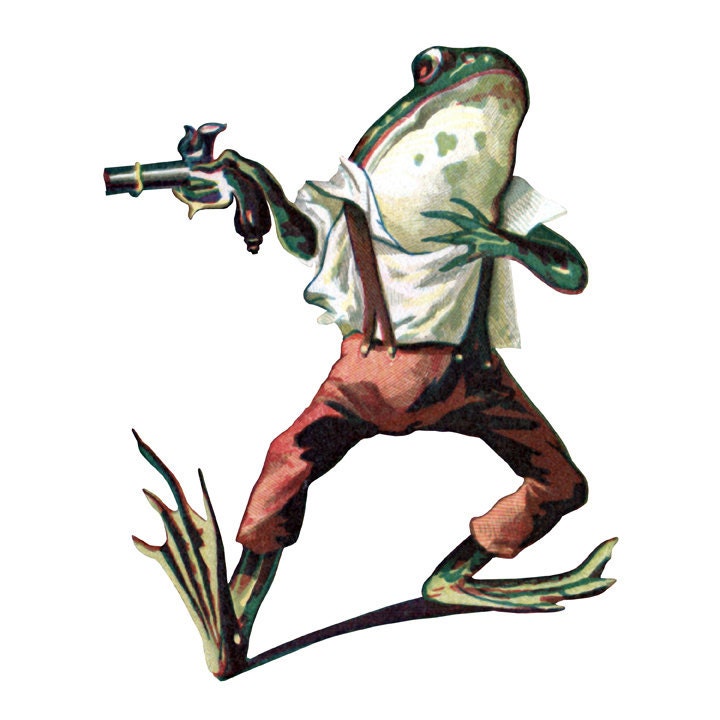 The Frog Bandit Vinyl Wall Decal