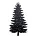 Christmas Tree Chalk Board Wall Decal Sticker