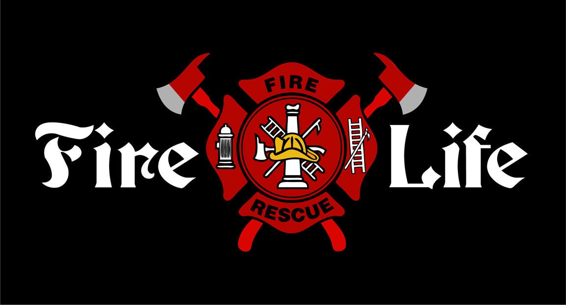 Fire Life Vinyl Decal