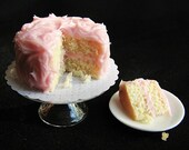 Learn to Make Miniature Dollhouse Cakes Tutorial Download Instructions - Layer Cake