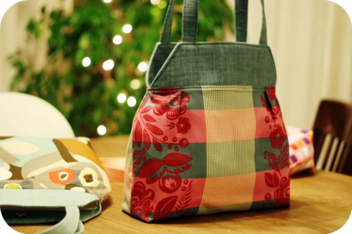 Nanette tote PDF sewing pattern