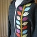 Spring Vine Hoodie, Charcoal Gray, Size Small, Medium, Large or XLarge