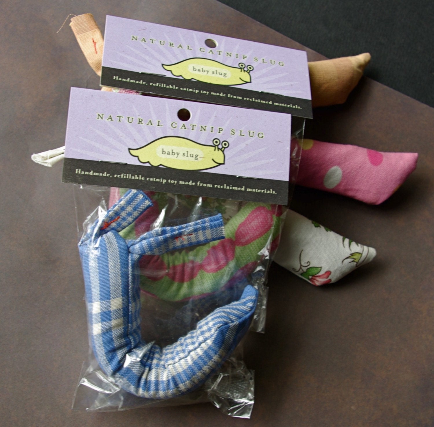 Organic Catnip Slug Toy - Baby