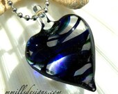 Green & Blue Heart Necklace