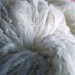 Handspun Art Yarn from my wedding dress  - 181 yds