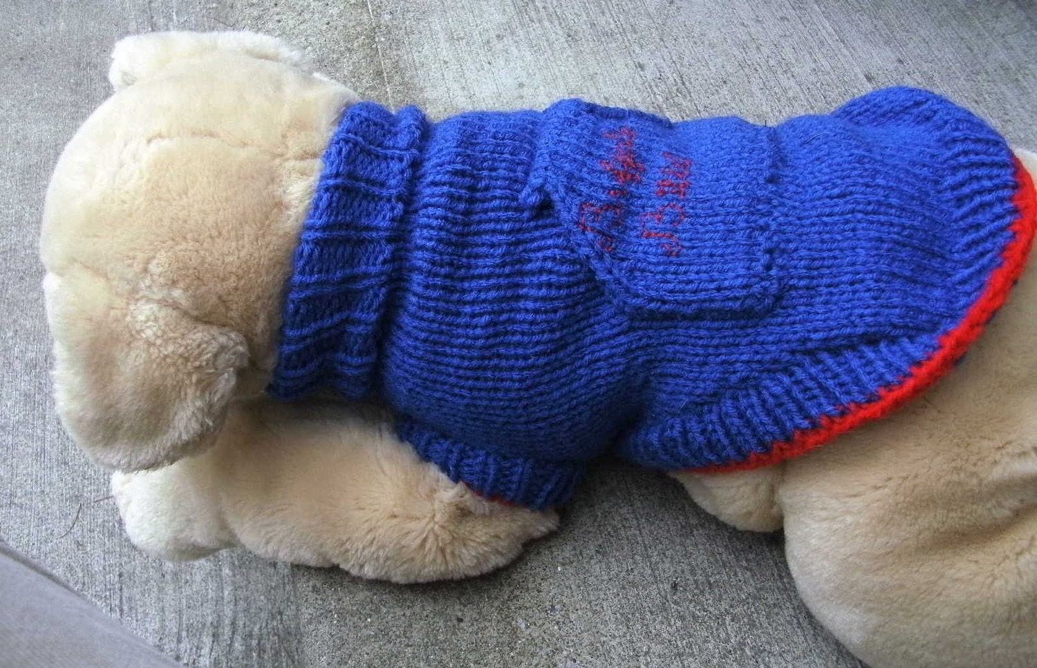 Buffalo bills dog sweater