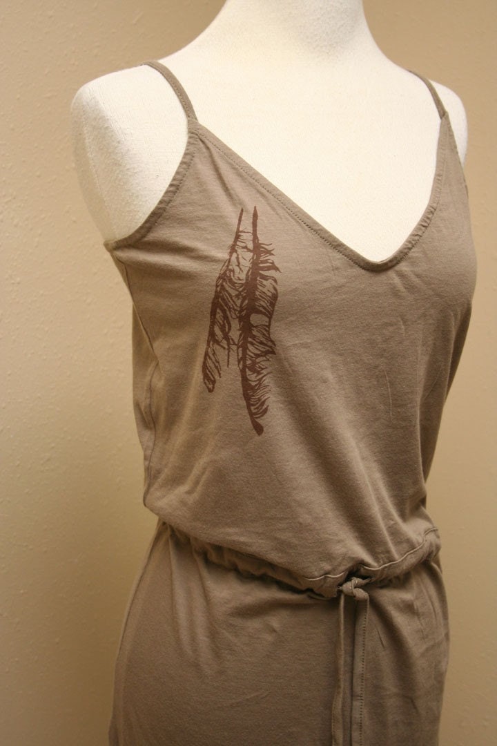 Bohemian Feathers Racquet Dress