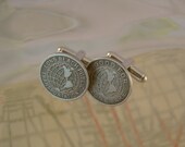 The International City - Authentic Vintage Long Beach California Transit Token Cufflinks, Man Gift, Wedding Gift, Groomsman Gift