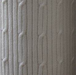 Porcelain Knitware Vase--Flat Mod Cable