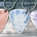 Porcelain Guitar Pick Pendants--Bamboo Patterns