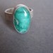 Ready to SHIP - Beautiful Blue/Green Nevada Variscite - One of a kind Sterling and Fine Silver Ring