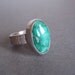 Ready to SHIP - Beautiful Blue/Green Nevada Variscite - One of a kind Sterling and Fine Silver Ring