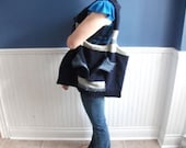 Splendor of the Ocean Recycled Wool Sweater Purse