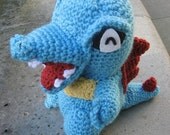 Totodile amigurumi doll