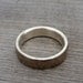 Recycled 14k Palladium White Gold and Recycled Palladium Sterling Silver Wedding Band, Made to Order