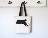 Custom Handpainted Tote Bag Purse Any State or Country