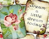 Sweet Garden Inspiration SeT of 9 original designs DIGITAL CoLLaGe SHeeT vintage paper hang tags jewelry holders scrapbooking sh67