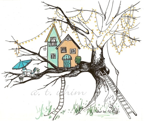 Tree House - Print