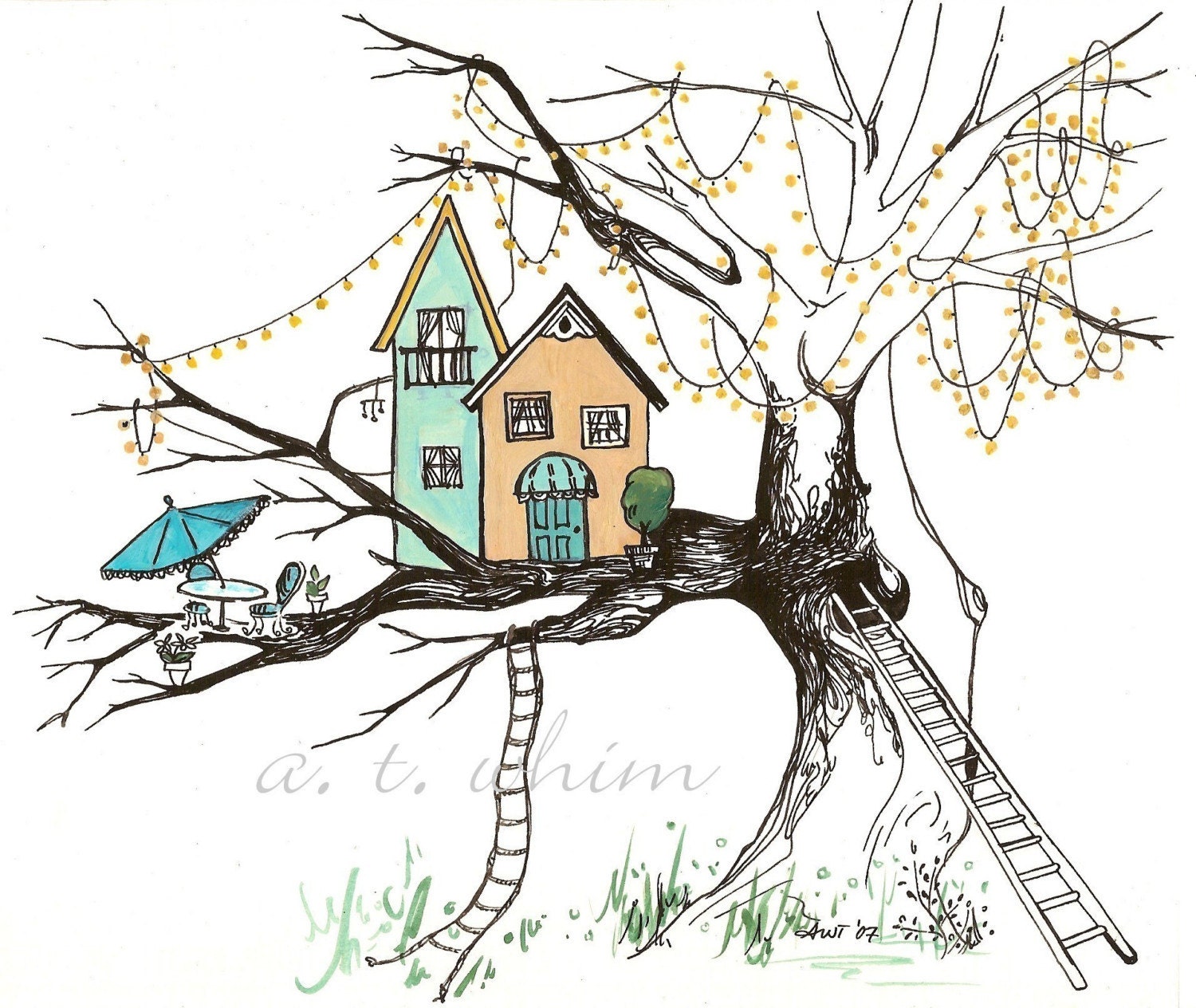 Tree House - Print