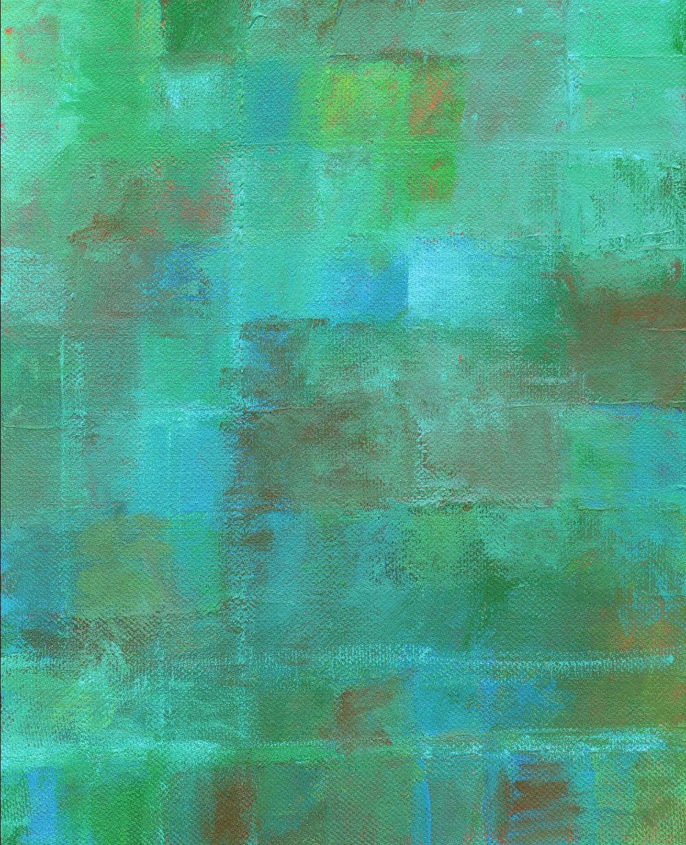 Abstract Art Print Reproduction Supporting Cancer Awareness - Untitled
