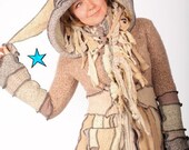 Elf Coat by Katwise - Recycled Jumper TUTORIAL